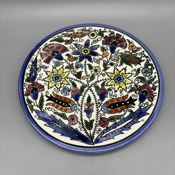 Hand-Painted Floral Décor, 8.5