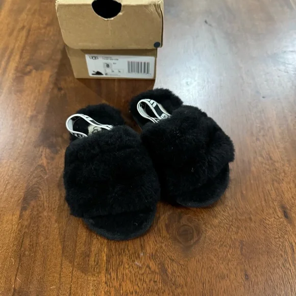 Ugg Fluffy Yeah Slides Sandals Size Kids 8