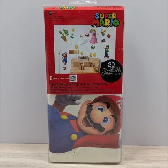 RoomMates Super Mario 32 Peel and Stick Wall Decals