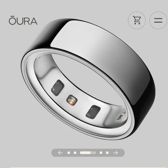 Oura Ring 3 silver size 9