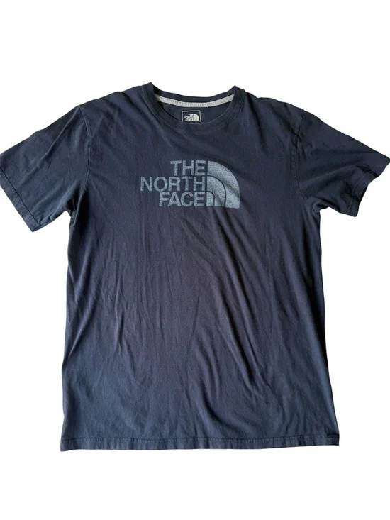 The North Face Men's Navy Blue Logo Tee Size Large
