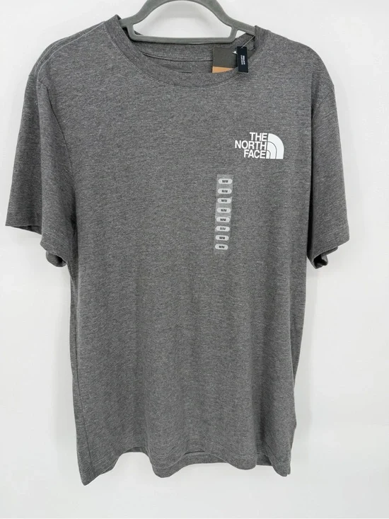 The North Face Men's Heather Gray Short Sleeve Logo Tee