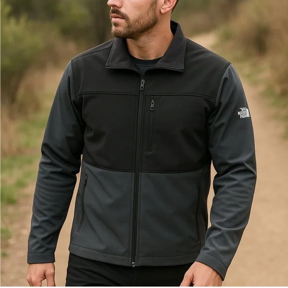 The North Face Castle Soft Shell Men's Performance Jacket in Black