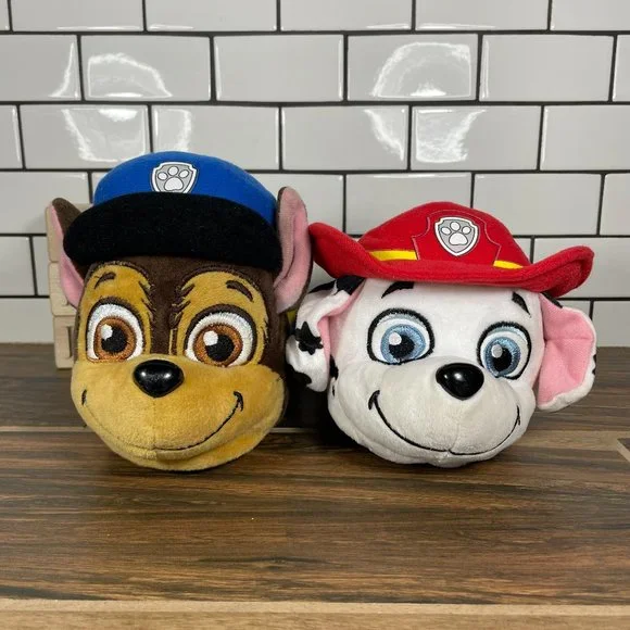 Paw Patrol Chase and Marshall Slip-On Slippers Unisex Kids Size 11/12