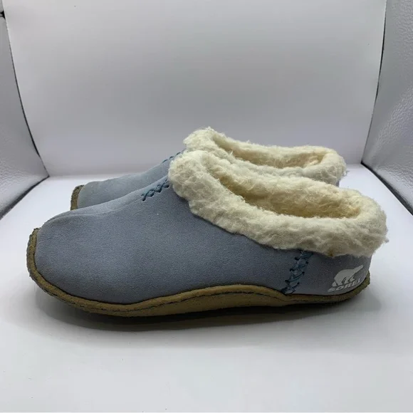 Sorrel cozy slippers size 2 blue big girl