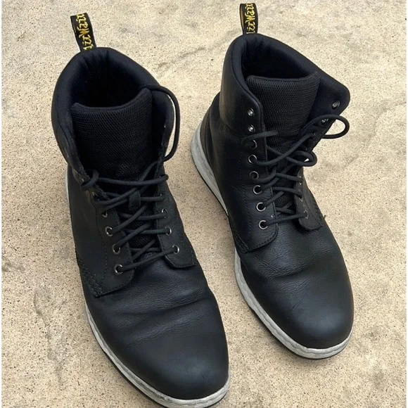 Dr. Marten's Rigal Black Leather Lace up Sneaker Boot Men's Size 13