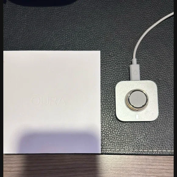 Oura Ring Charger in Metallic Silver
