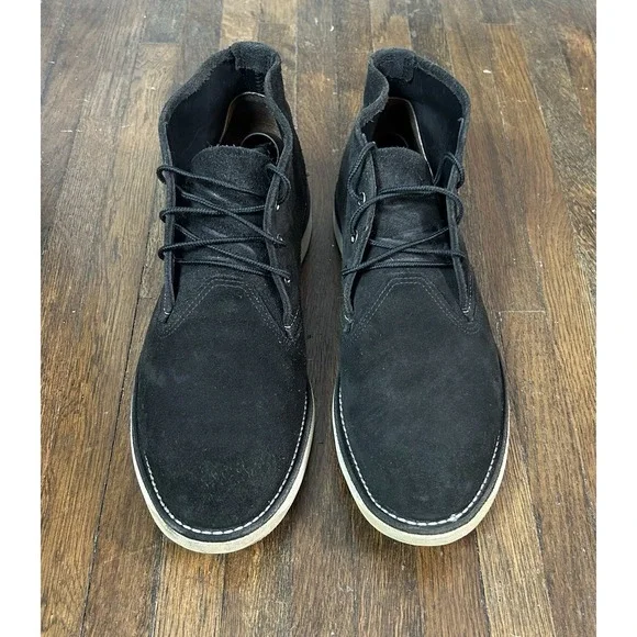 Men's Red Wing Heritage 3147 Chukka Work Boots Navy Suede Lace Up Shoes USA 13D