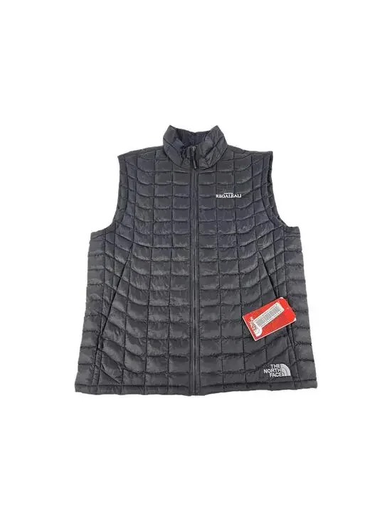 North Face Thermoball Quilted Puffer Vest Mens Siz M Black Insulated Lightweight