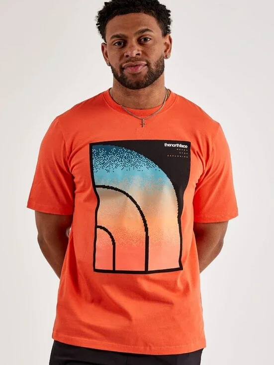 The North Face | Coral-Orange Logo Tee