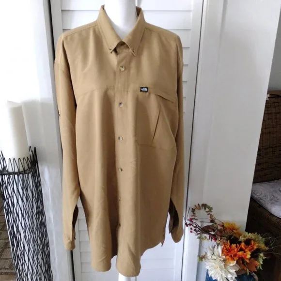 The North Face Men's button-down First‎ Trail UPF Long Sleeve Shirt XL