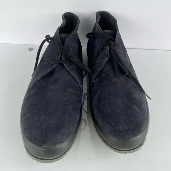 Prada Black Chukka Boots Suede Finish