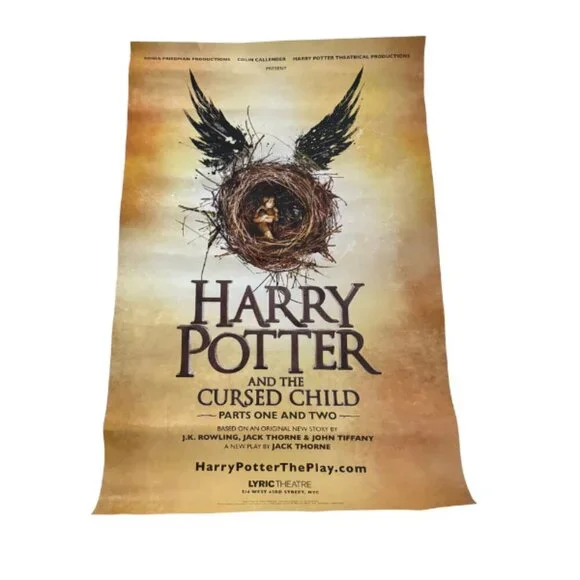 Harry Potter Cursed Child Theatre Souvenir Poster 14” x 22” Collectors Poster
