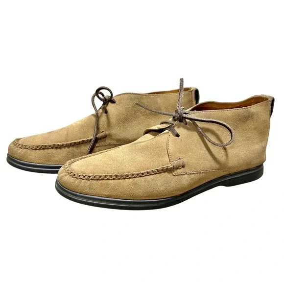 Peter Millar Mens MF16F04 Tan Suede Chukka Boots Size 11M Brazil