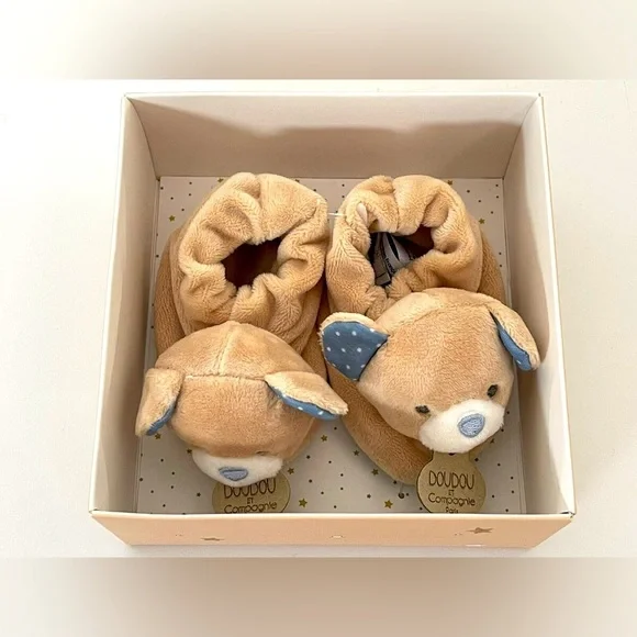 DOUDOU COMPAGNIE “my first booties” SLIPPERS