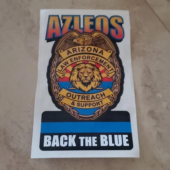**SALE**Back The Blue Decal