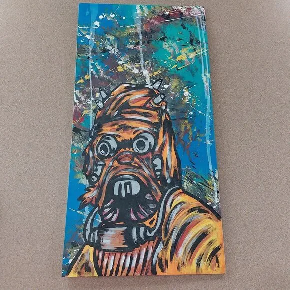 Hand Painted Original Star Wars Art Painting by Artist 12