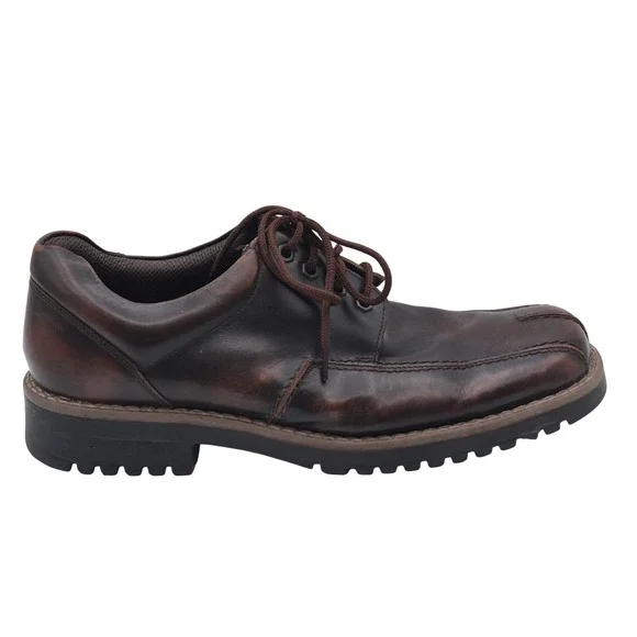 Nunn Bush Shoes‎ Mens Size 12 Brown Leather Lace Up Moc Toe Casual NXXT 83215