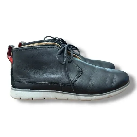 UGG Freamon Waterproof Chukka Ankle Leather Boots Black 1017277 Men’s Size 9.5