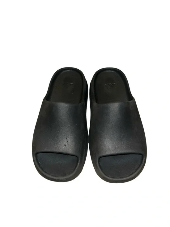 Men's Black Slip-On Slide Sandals