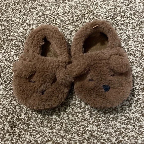 Adorable bear slippers
