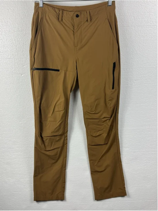 The North Face Basin Pants Waist 32 Utility Brown with Black Zippers