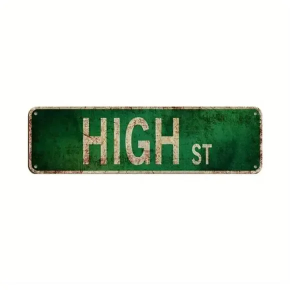 New! Metal Tin Sign (4''x16