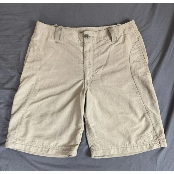 The North Face T150 T550 Short Court Convertible Hiking Shorts Men's 32 Beige