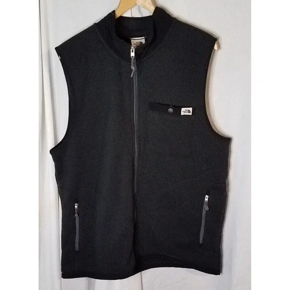 The North Face Gordon Lyons Full Zip‎ Vest Black Size Large