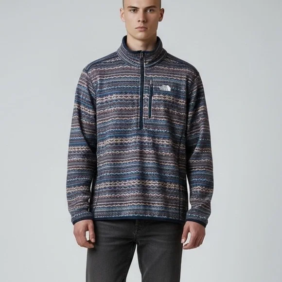 🌻The North Face Geometric Zigzag Outdoor Pullover Men’s Medium