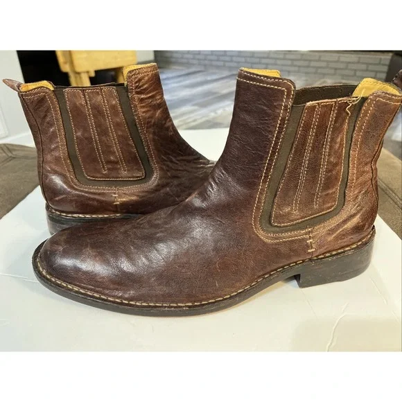 Cole Haan Brown Leather Chelsea Ankle Boots Men's SZ 13 C05564
