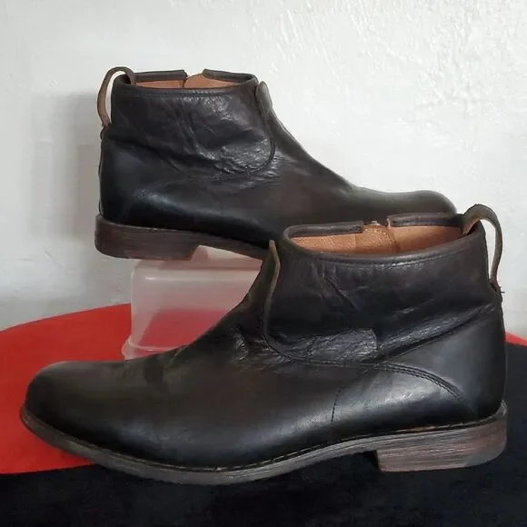 Timberland Boot Company Men's Black Leather Ankle Boots Size 9