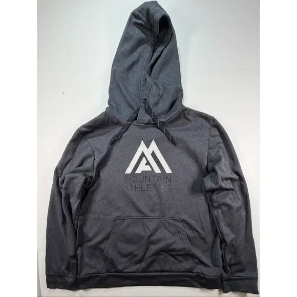The North Face Hoodie Mountain Athletics Gray Pullover Sweatshirt Size Large Men