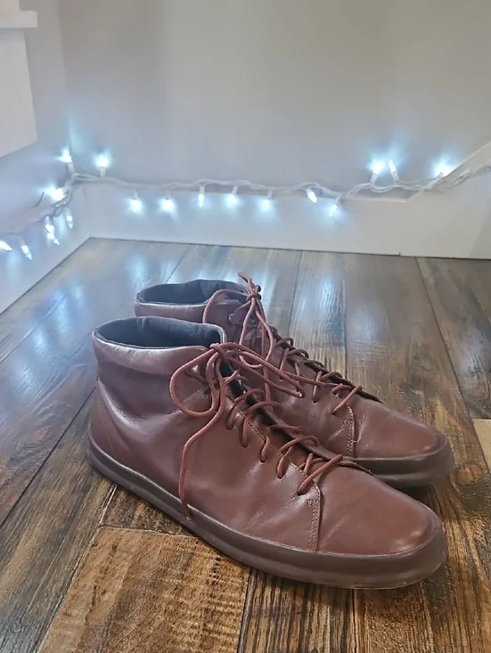 Camper Men's Brown Leather Chukka Boots