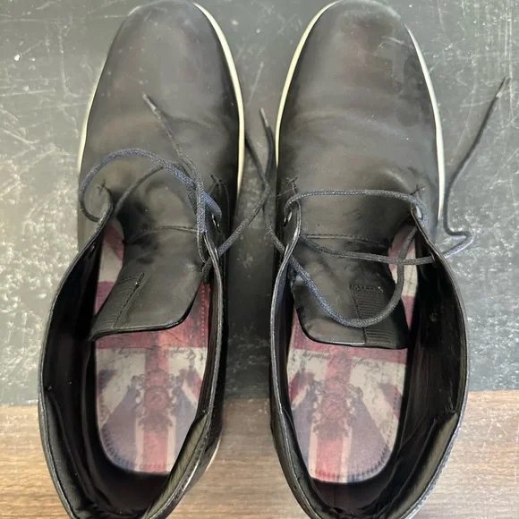 English Laundry Men's Size 10 Irvine Leather Chukka Boots Black EJ821S81