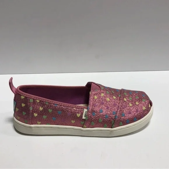 Toms Alpargata Girls Slip On Size 2.5 M Big Kid