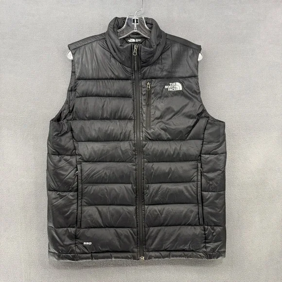 The North Face Mens Aconcagua 550 Down Puffer Vest Black Size M