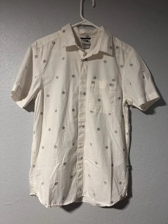 The North Face Baytrail Jacq S/S Mens Button Front Size Medium