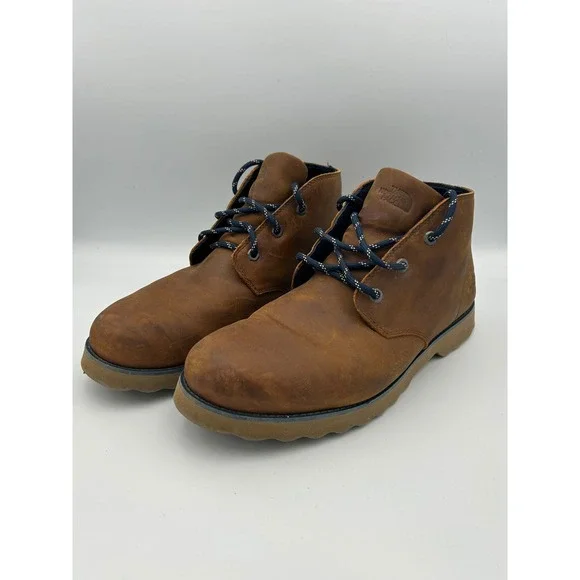 The North Face Ballard Chukka Mens 10 Brown Waterproof Leather Boots NF00CM78