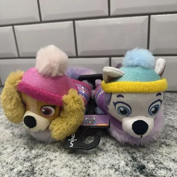 Paw Patrol Slippers Girls 5-6 Pink‎ Sky Everest Slip On Shoes Unisex Nickelodeon
