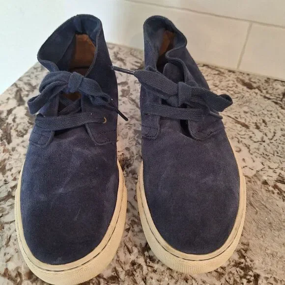 POLO RALPH LAUREN Men's‎ Joplin Suede Chukka Boot Navy 8