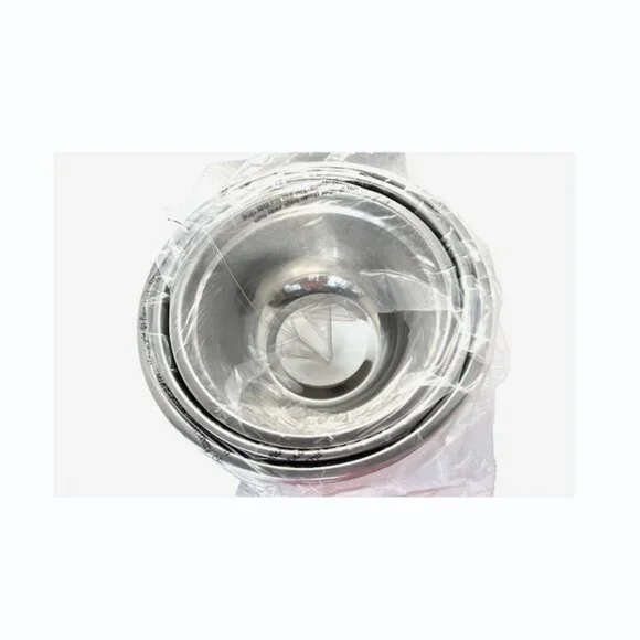 Stainless Steel Mixing Bowls‎ w/ Lids Set of 3 Small Nesting Kitchen Storage NEW