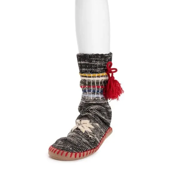MUK LUKS 50th Anniversary Kid's Slipper Socks - Large (1-3)