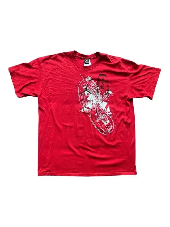 Nike Jordan Jumpman 2005 Red Graphic T-Shirt XXL NWT Vintage Sneaker Tee Rare