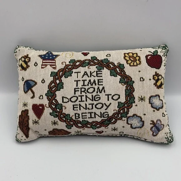 Woven Tapestry Accent Pillow 