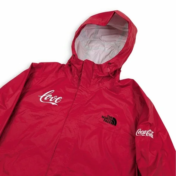 The North Face DryVent‎ Rain Jacket Mens Large Red CocaCola Coke Love WorldPride