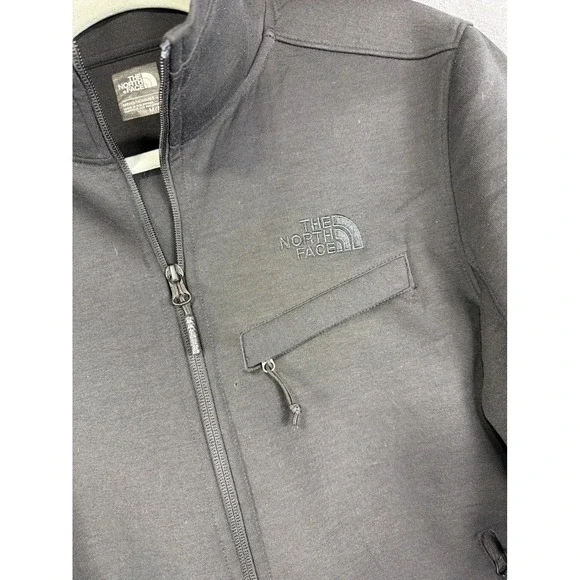 The North Face Jacket Mens Medium Full Zip Coat Sweatshirt Mocked Neck Stretch‎