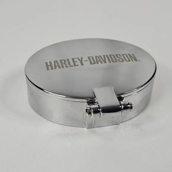 Harley Davidson Mini Foldable Clock Chrome Vintage Biker Gift Motorcycle