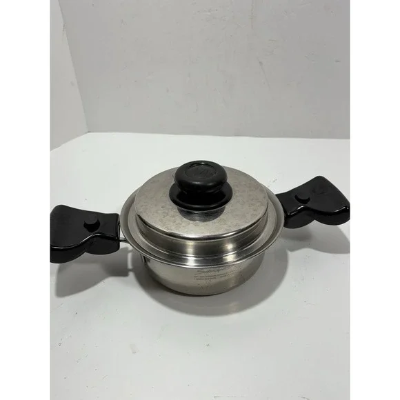 Saladmaster Xp7 316 1 Quart Saucepan w/ Lid and Handles 0.9qt Surgical Stainless