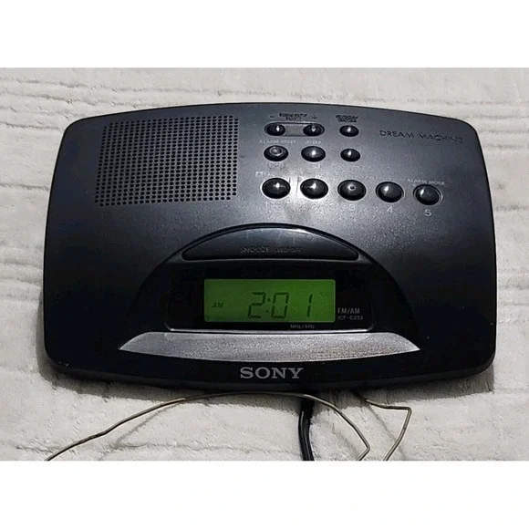 SONY Dream Machine Digital‎ AM/FM Clock Radio (ICF-C233) Tested and Works Great